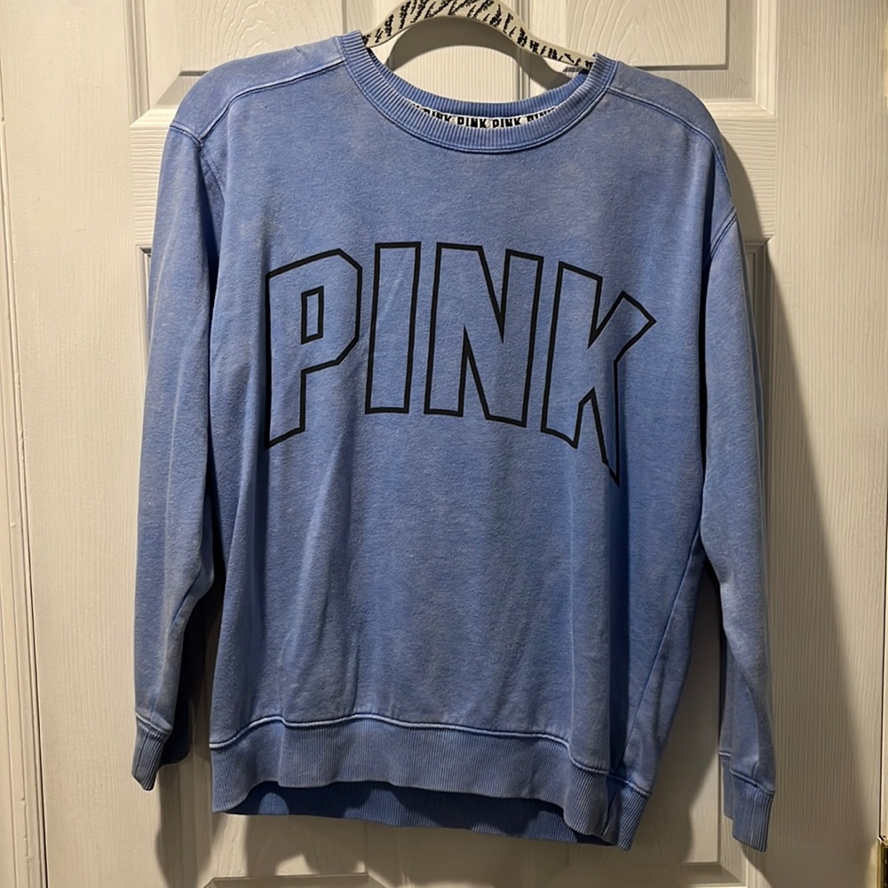Blue PINK Crewneck Sweater
